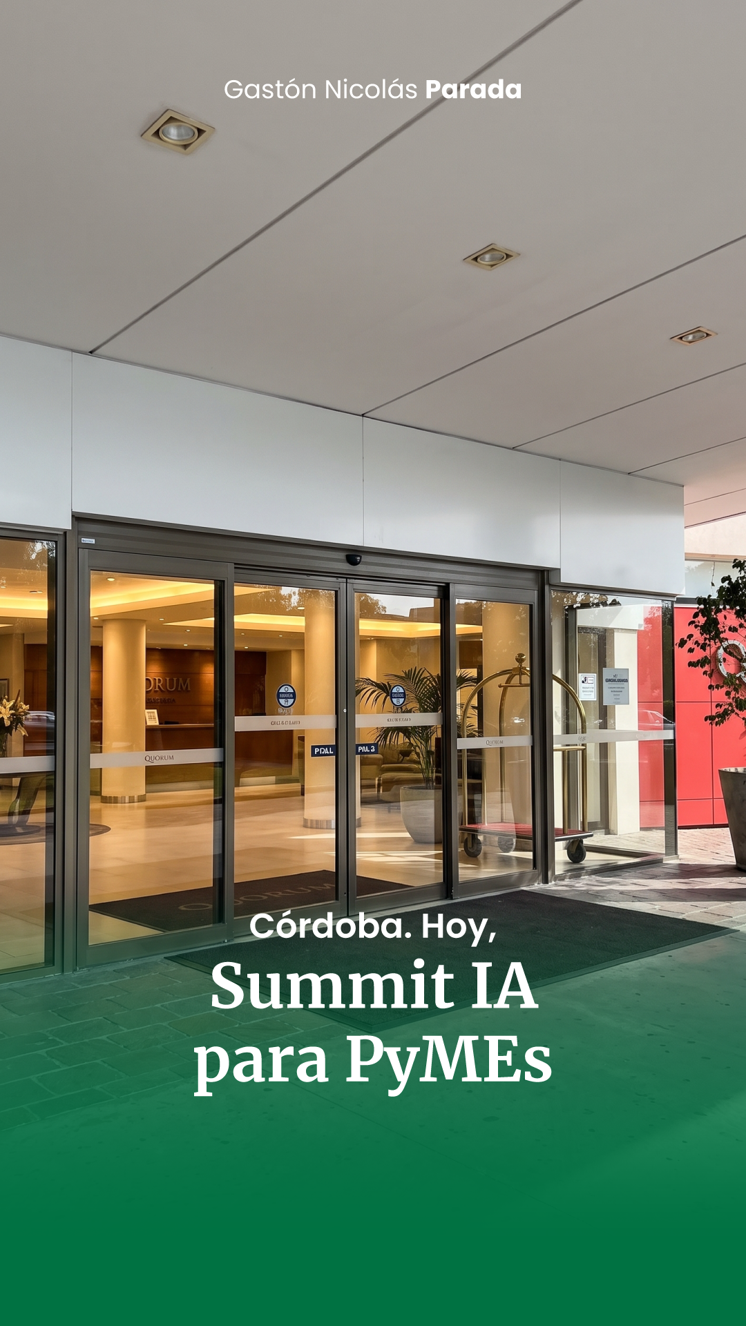 Historia de llegada: Córdoba. Hoy, Summit IA para PyMEs