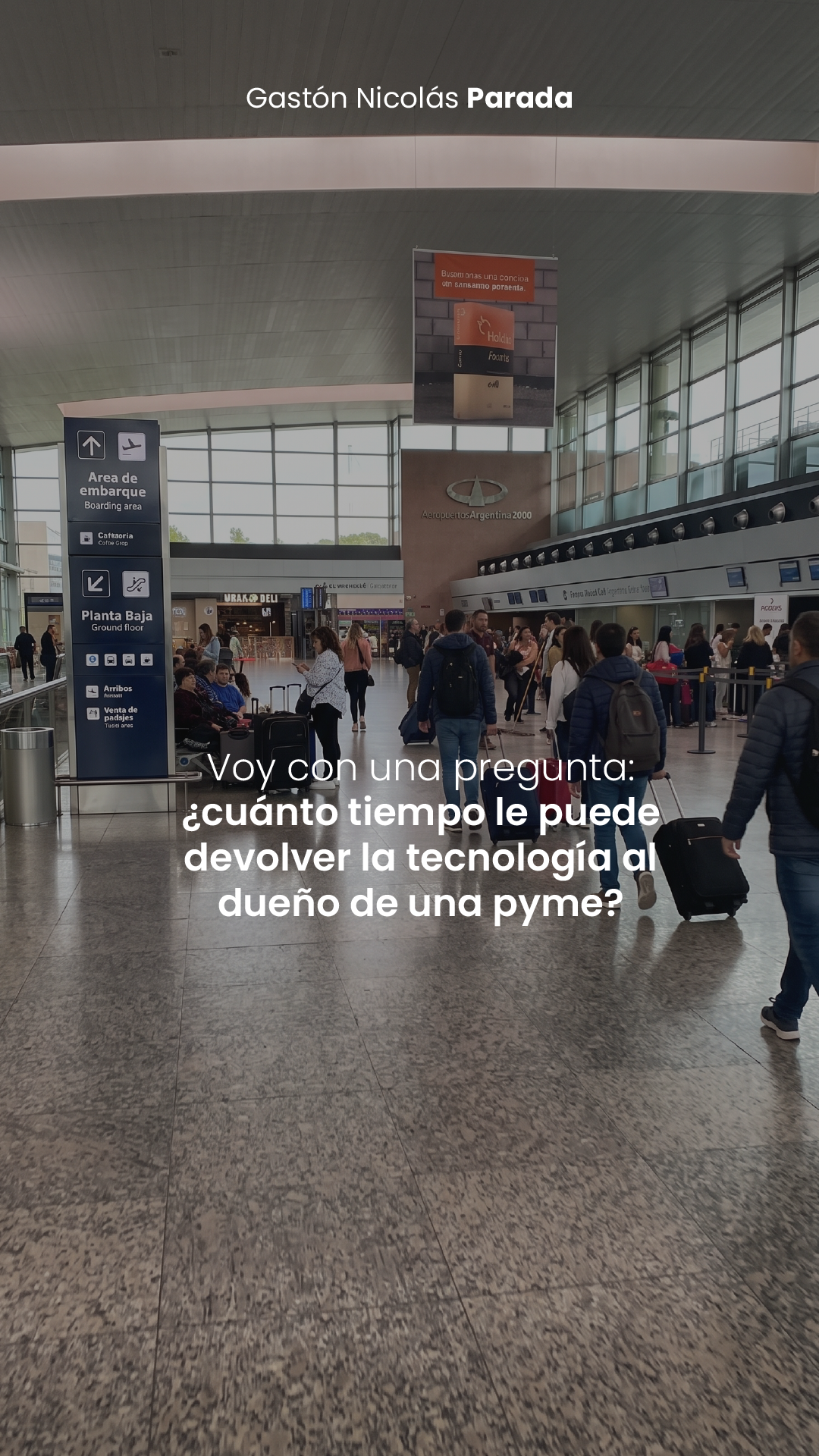 Historia 2: Voy con una pregunta sobre el tiempo para la pyme